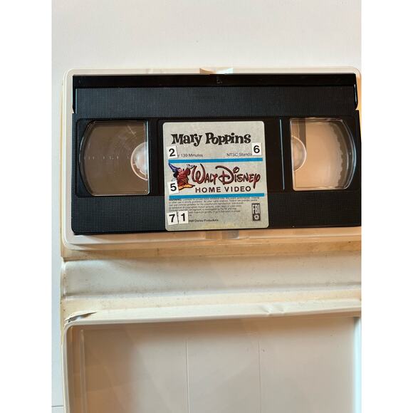 VINTAGE 1964 RARE Walt Disney Home Video Mary Poppins VHS Clamshell Case - Picture 4 of 4